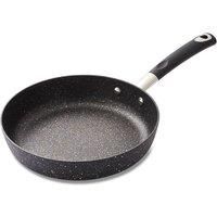 Tower T900113 Precision 24cm Non-Stick Forged Aluminium Frying Pan Diamond Coating, Soft Grip Handle, Black