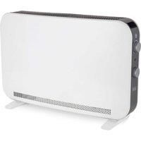 BLACK+DECKER BXCV41001GB 2KW Portable Convector Heater, Anti-Frost Protection, White