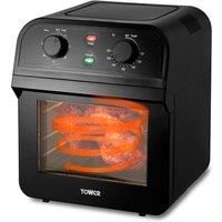 Tower T17065 Air Fryer Oven with Rapid Air Circulation, 12 L, Black