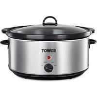Tower T16040 6.5L Slow Cooker Stainless Steel