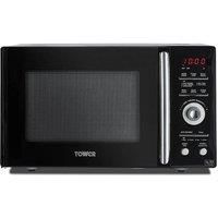 Tower KOR9GQRT Digital Microwave with 5 Pre-set Autocook Functions, Defrost Function, 900 W, 26 Litre Black