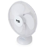 Tower Presto PT600002  12” Desk Fan with 3 Speeds, 80° Oscillation,  35W, White