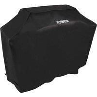 Tower T978502COV Cover for Barbecue, Compatible with Most 4 Burner BBQs up to H112 x W142 x D53cm, Black
