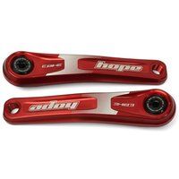 Hope Electric Bike Mountain Bike Crankset - Red, Red