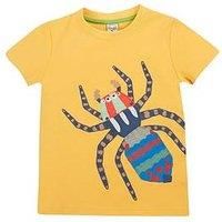 Frugi Boys Carsen Applique T-Shirt - Yellow