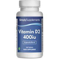 Vitamin D 400iu (360 Tablets)