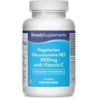 Vegetarian Glucosamine Hcl 1000mg Vitamin C 40mg (120 Tablets)