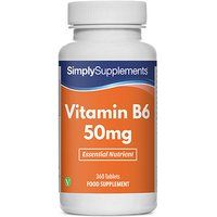 Vitamin B6 50mg (360 Tablets)