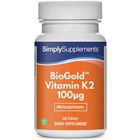 Biogold Vitamin K2 100mcg (60 Tablets)