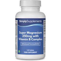 Super Magnesium 250mg Vitamin B Complex (120 Tablets)
