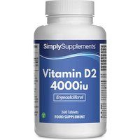 Vitamin D2 4000iu (360 Tablets)