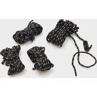 Hi-Gear Reflect Ropes 4mm X 4m, Black, One Size
