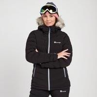 THE EDGE Women/'s Serre Insulated Snow Jacket, Black, UK8