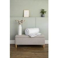 Soak&Sleep 9 Tog Soft As Down Microfibre Duvet in White | Size: Super King