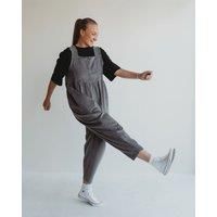 Alice Grey Smocking Strap Jumpsuit