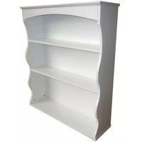 Painted Wall Mounted Shelves 3 Book Shelves Ideal for Kitchen or Bathroom