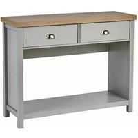 Entryway Table With Storage In 2 Colour Options - Grey