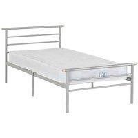 Seconique Orion 3 Feet Bed, Silver, 999.95 x 1069.95 x 89.95 cm