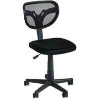 Seconique Budget Clifton Computer Chair, Fabric, Black, 499.95x704.95x119.95 cm