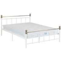 Marlborough Metal White Bed Frame White