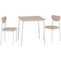 Seconique Small Dining Set with 2 Riley Chairs, 2 Seater