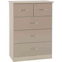 Seconique Nevada 3 Plus 2 Drawer Chest, Oyster