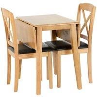 Seconique Mason Drop Leaf Dining Set, Oak, Wood, One Size
