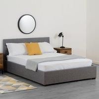 Waverley Grey Linen Ottoman Bed Grey
