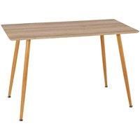 Barley Rectangular Dining Table in Oak Effect Finish