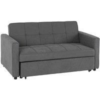 Astoria Sofa Bed Pull Forward Metal Action in Grey Fabric