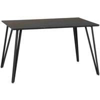 Seconique Marlow Dining Table in Black Marble Effect