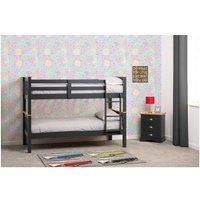 Seconique Neptune 3/' Single Bunk Bed in Grey/Oak Effect