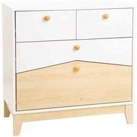 Seconique Cody 2+2 Drawer Chest - White/Pine Effect