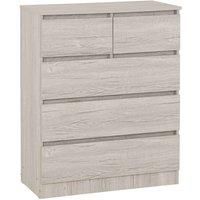 Seconique Malvern 3 2 Drawer Chest - Urban Snow