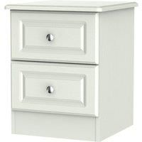 Montego 2Drawer Bedside Table  Ash Grey