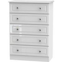 Swift Clarence Ready Assembled 5 Drawer Chest