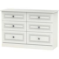 Otega 6Drawer Midi Chest of Drawers White