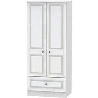 Otega 2Door Wardrobe with Drawer White