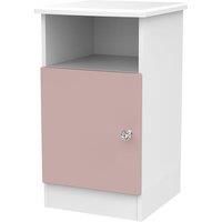Tedesca 1-Door Bedside Table - Pink