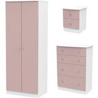 Tedesca Wardrobe, Chest of Drawers and Bedside Cabinet Set