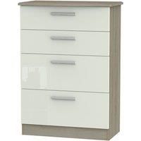 Kirkhill 4Drawer Deep Chest of Drawers  Taupe Cedar