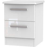 Fourisse 2-Drawer Bedside Table - White
