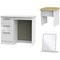 Fourisse 3-Piece Dressing Table Set - White