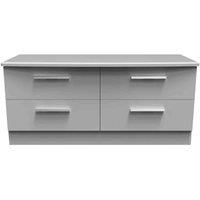 Fourisse 4-Drawer Midi Chest of Drawers - Grey