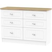 Wilcox 6Drawer Midi Chest of Drawers  Porcelain Ash