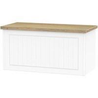 Wilcox Blanket Box  Porcelain Ash