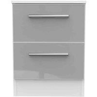 Goodland 2Drawer Cabinet  Grey