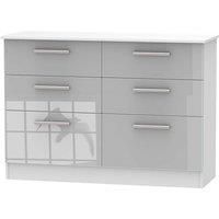 Wilko Barcelona 2 Drawer Bedside Cabinet