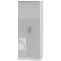 Goodland Tall 2Door Wardrobe  Grey