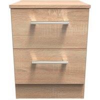 Swift Halton Ready Assembled 2 Drawer Bedside Chest